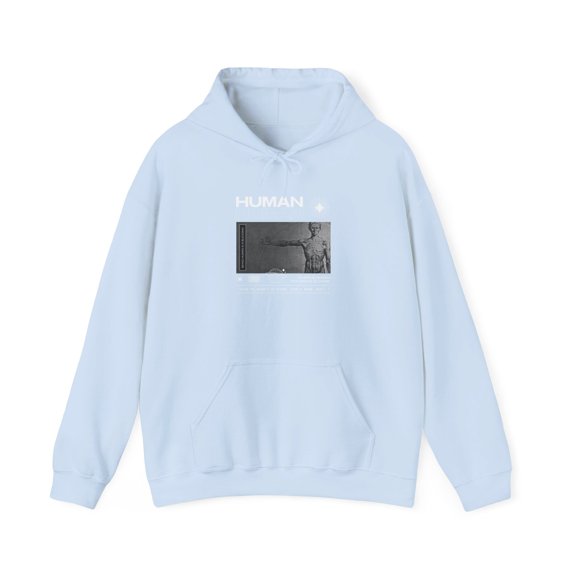 Human Graphic Unisex Heavy Blend Hooded Sweatshirt