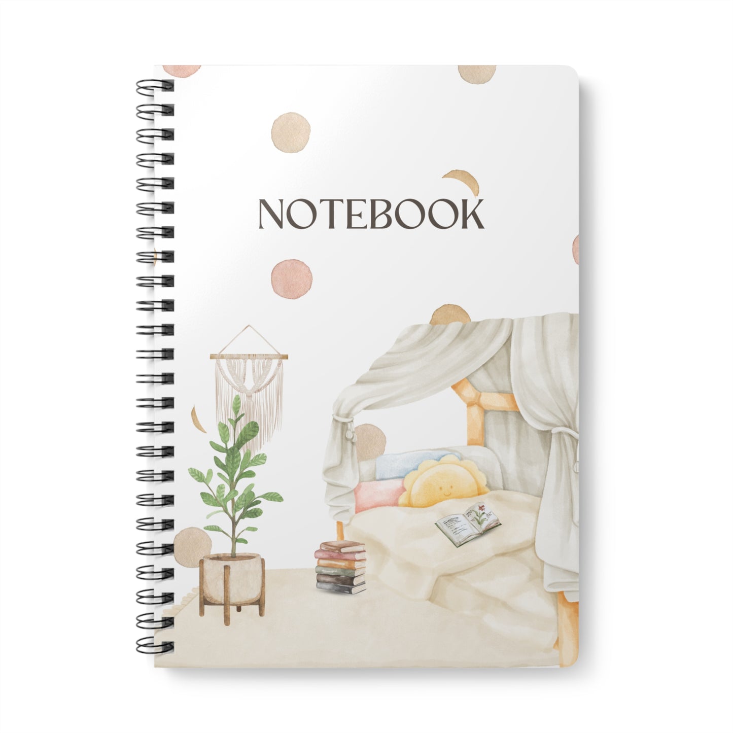 Cozy A5 Wirobound Softcover Notebook - Perfect for Journaling & Note-taking