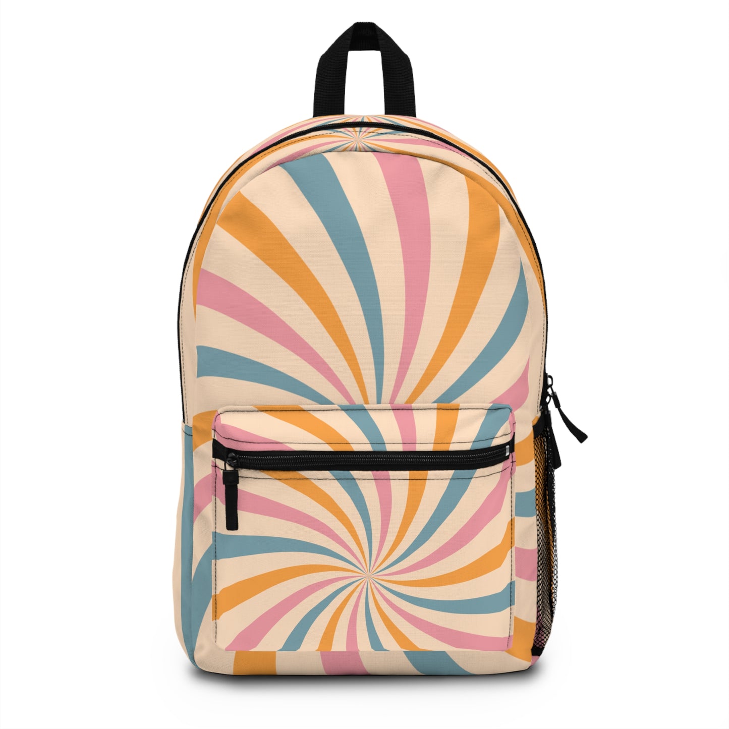 Colorful Swirl Backpack for Trendy Students