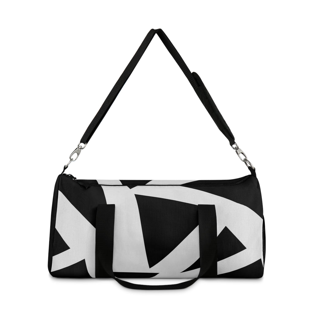 Modern Geometric Duffel Bag - Stylish Travel Companion for Gym, Sports & Weekend Getaways