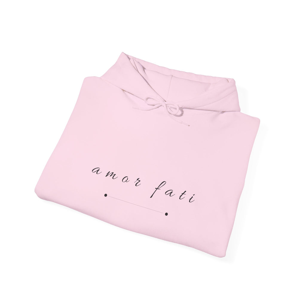 "AMOR FATI" HOODIE - BLACK