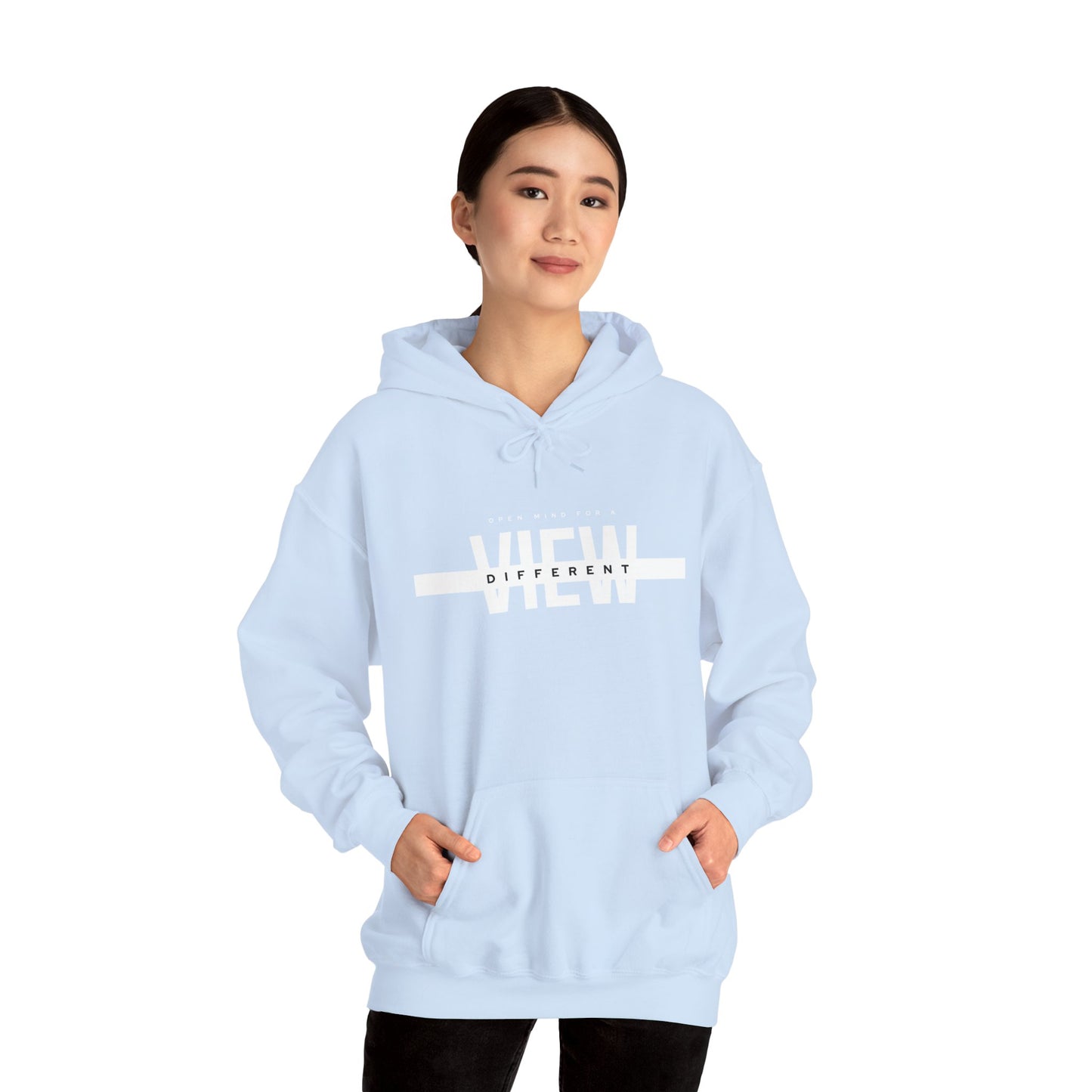 "View Different" Unisex Heavy Blend Hooded Sweatshirt - Embrace Your Perspective