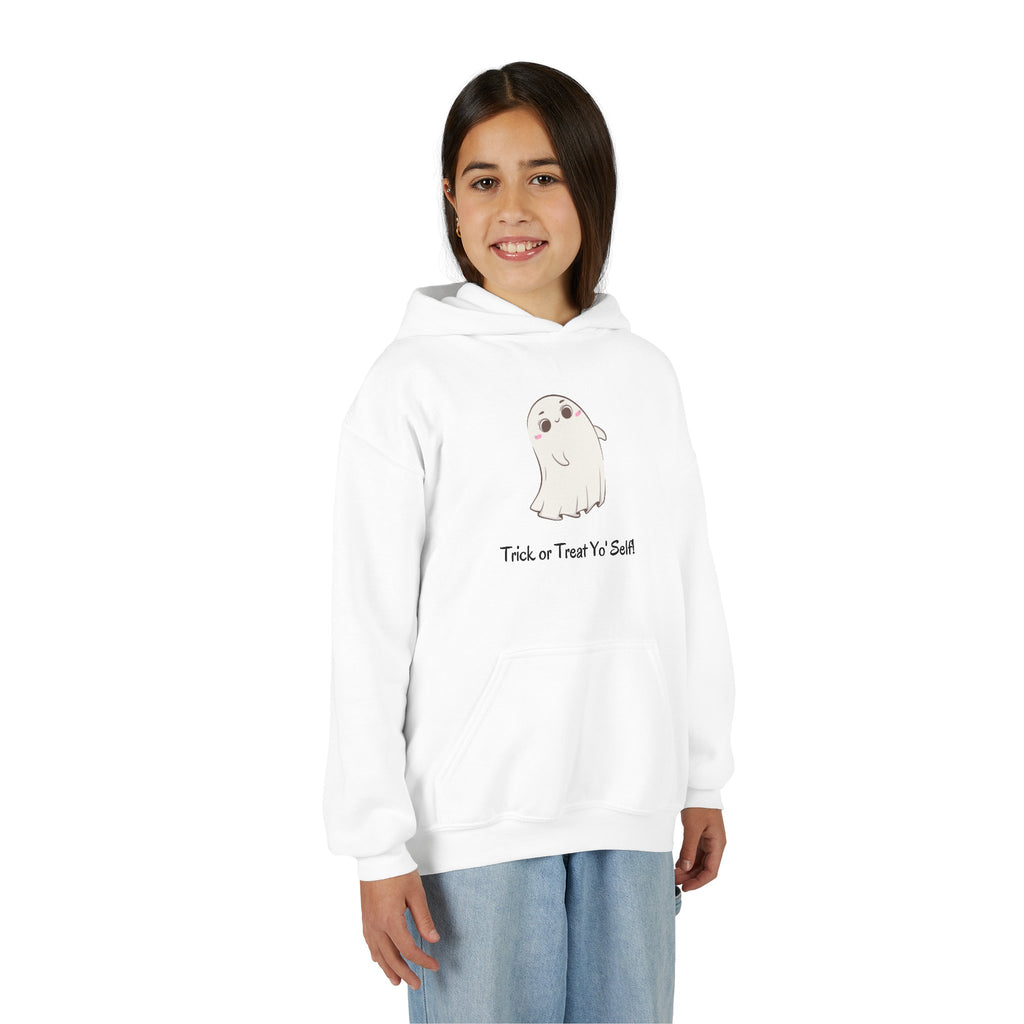 Ghost Hoodie for Kids – Halloween Sweatshirt, Fun Fall Gift