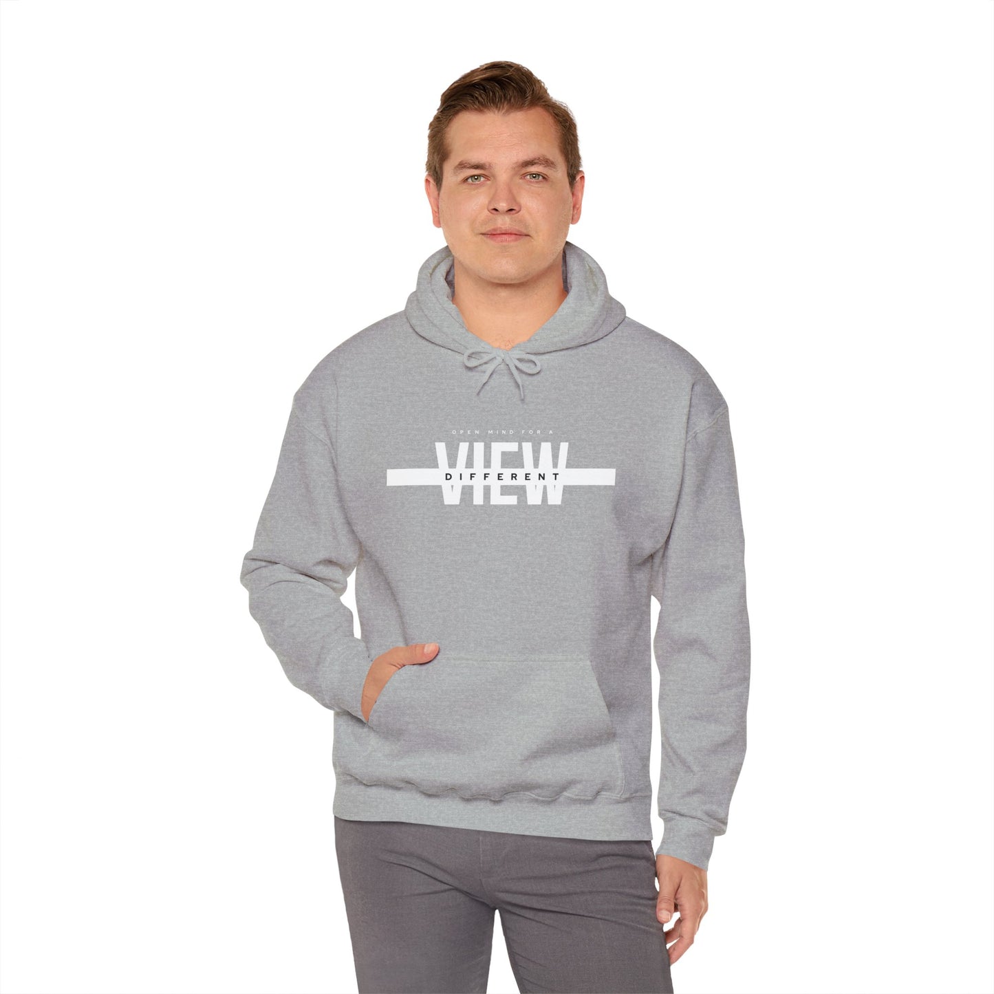 "View Different" Unisex Heavy Blend Hooded Sweatshirt - Embrace Your Perspective