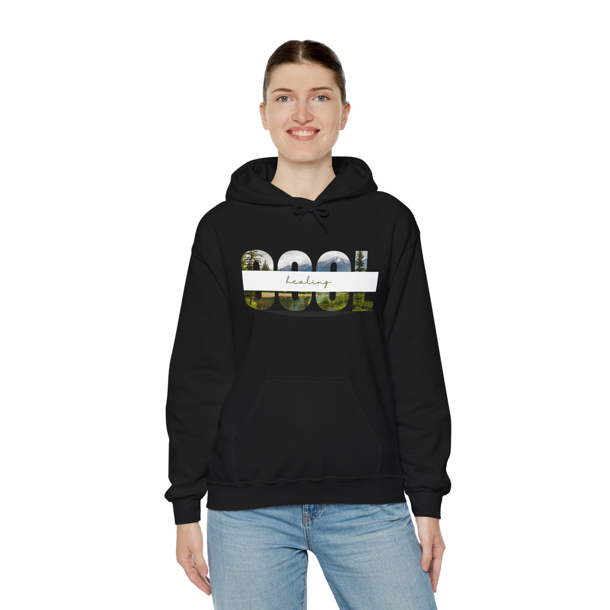 Cool Healing Unisex Heavy Blend Hooded Sweatshirt