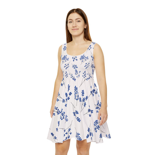 Floral Women's Skater Dress - Perfect for Spring Celebrations & Everyday Wear