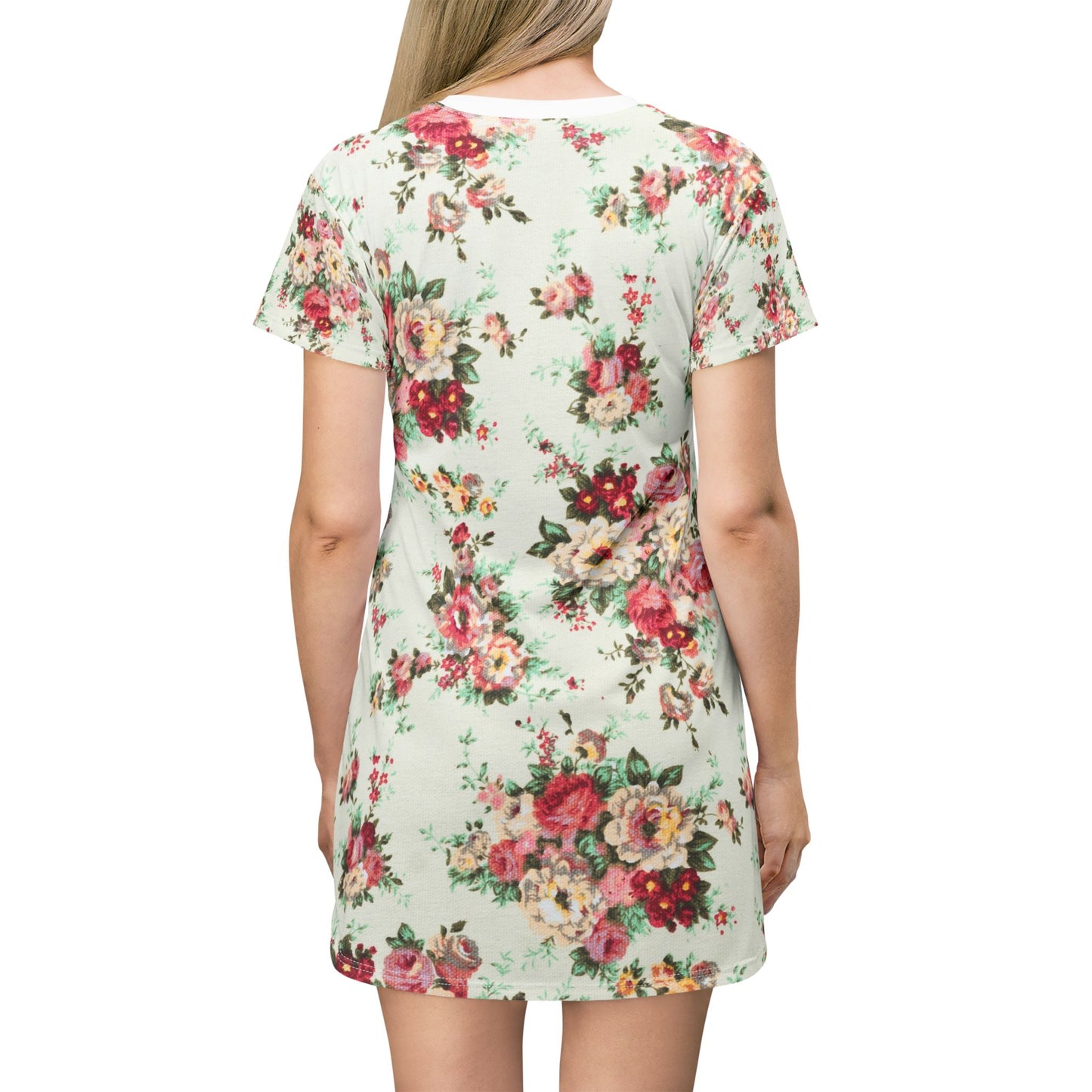 Floral Print T-Shirt Dress | Casual Summer Dress for Women | Perfect for Spring Events