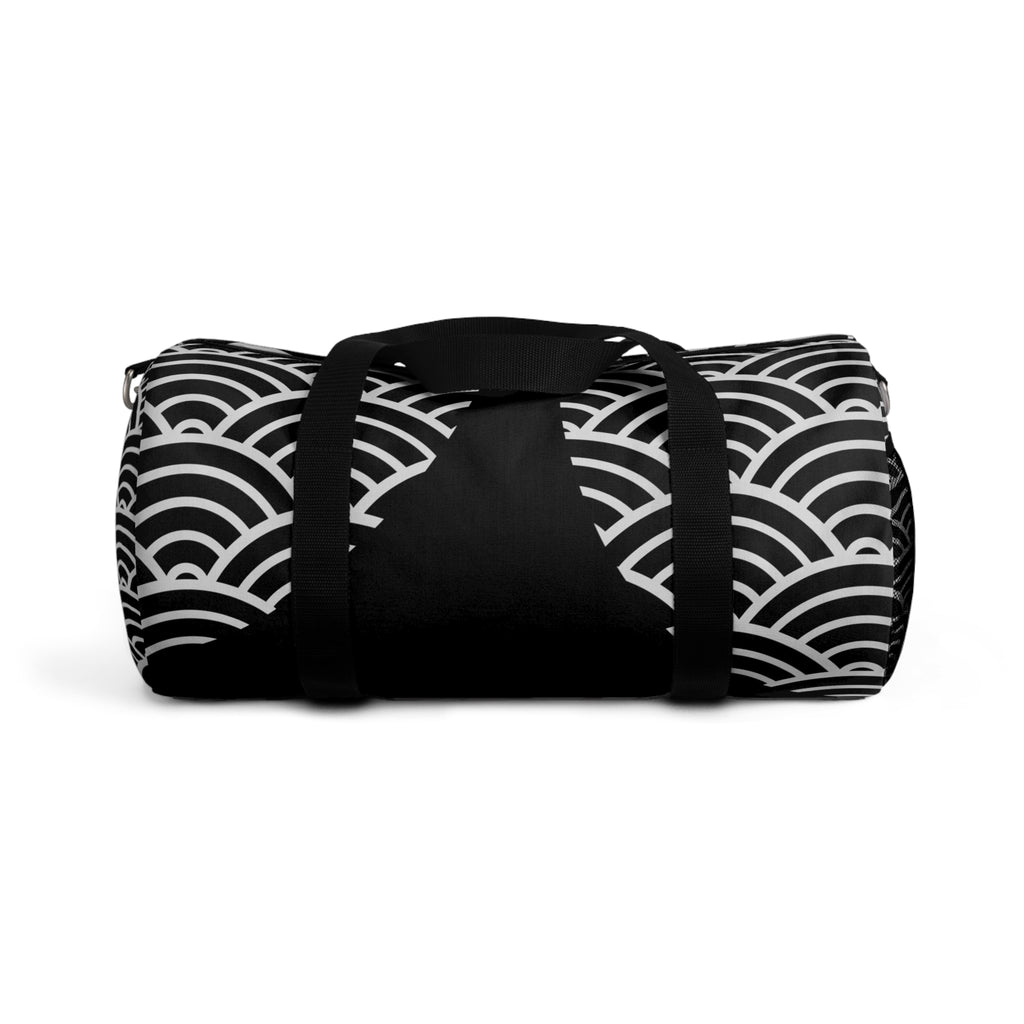 Elegant Waves Duffel Bag – Stylish Gym & Travel Tote