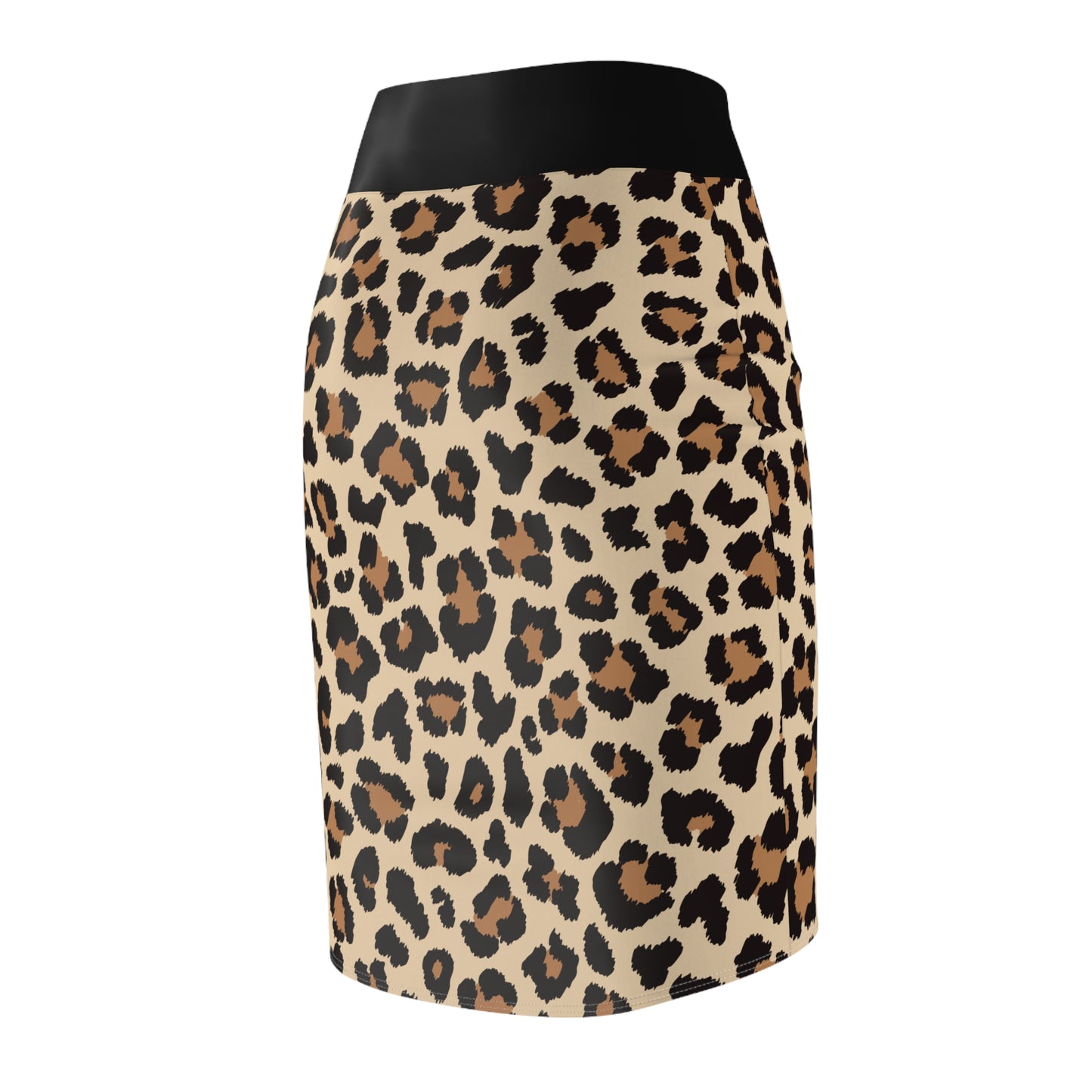 Chic Leopard Print Women&#039;s Pencil Skirt - Stylish & Elegant