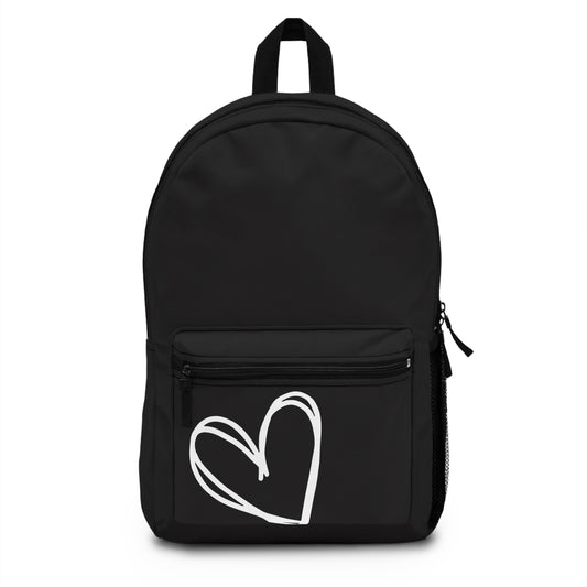 Heart Design Backpack for Students and Travel Lovers