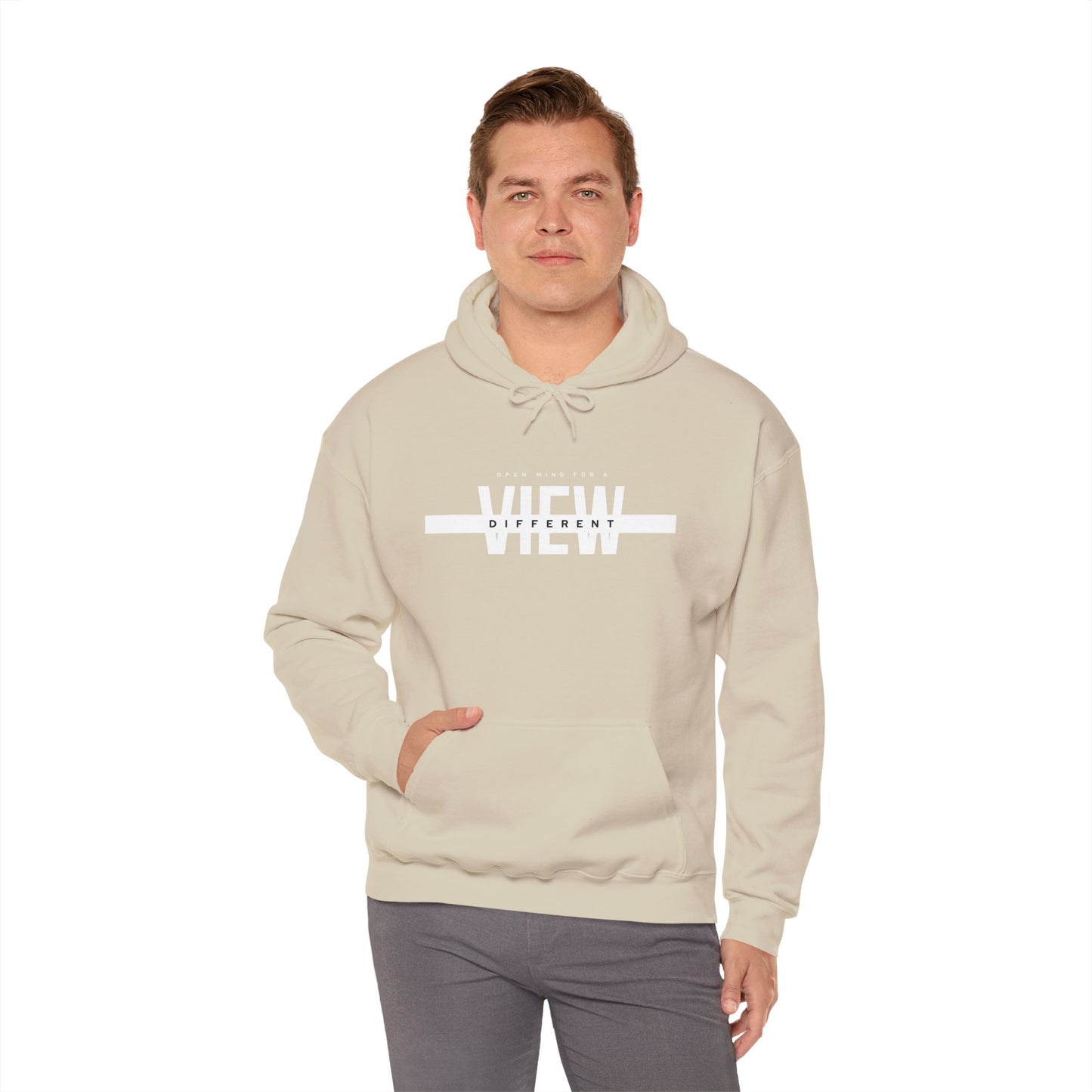 "View Different" Unisex Heavy Blend Hooded Sweatshirt - Embrace Your Perspective