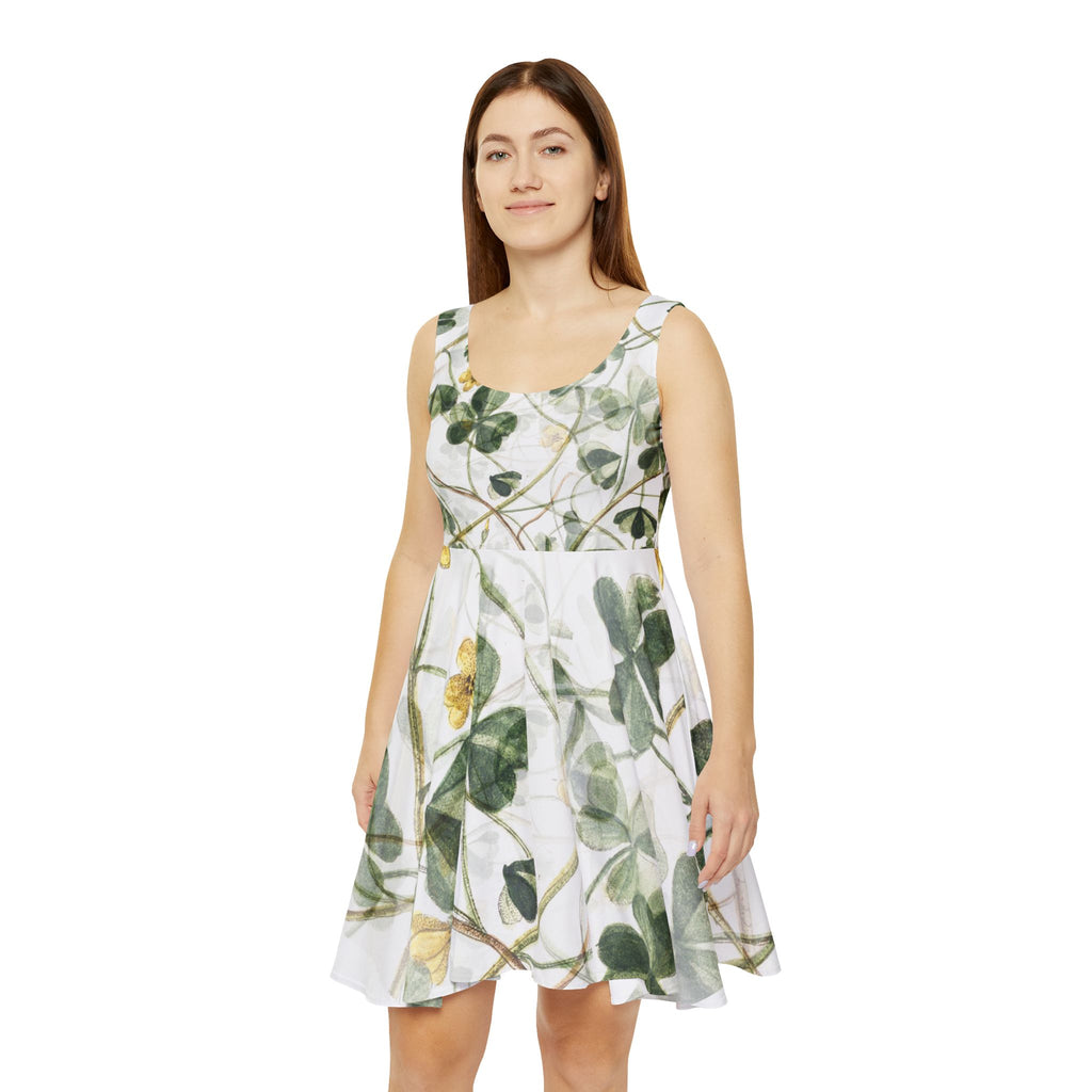 Elegant Floral Women's Skater Dress