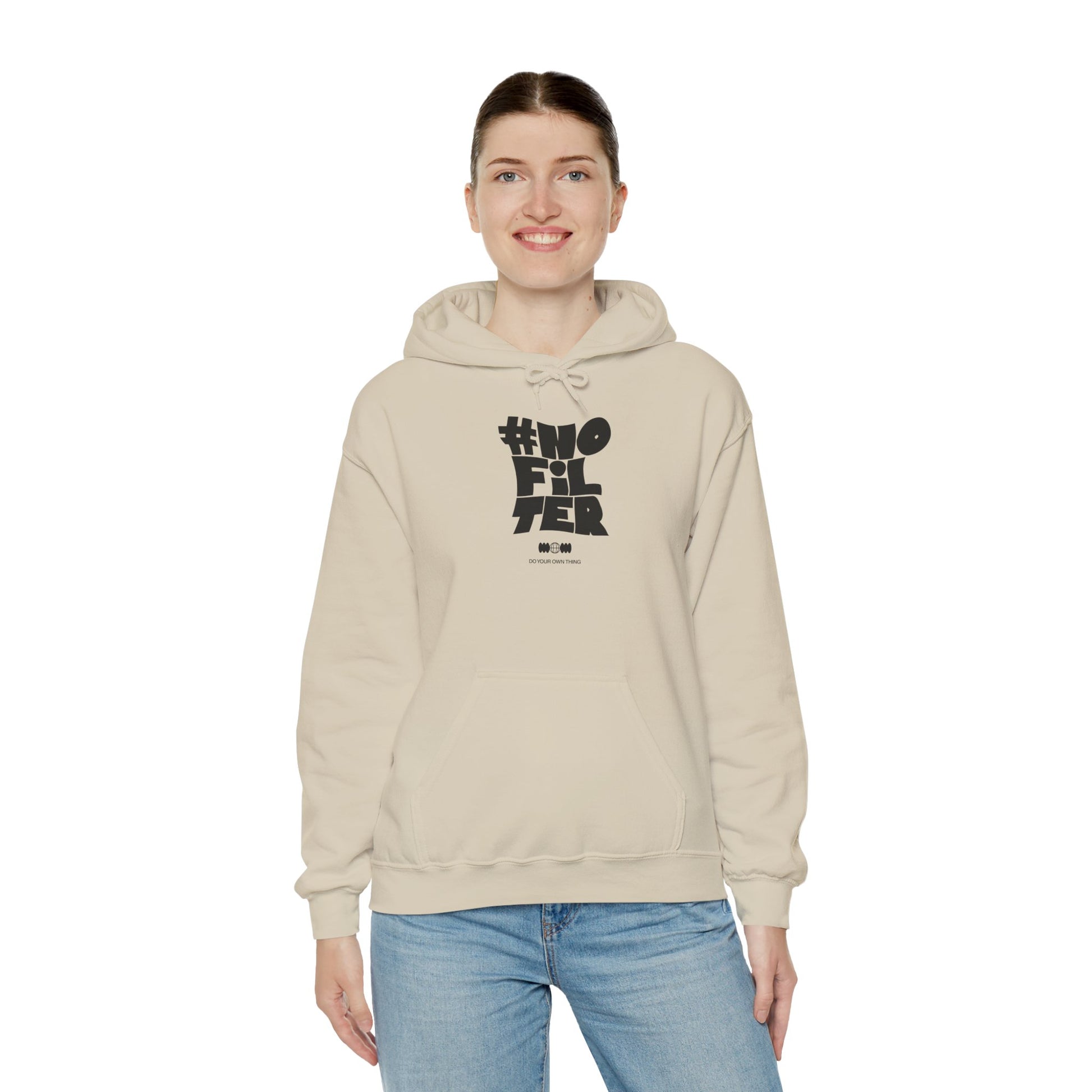 #NoFilter Unisex Heavy Blend™ Hooded Sweatshirt | Casual Streetwear