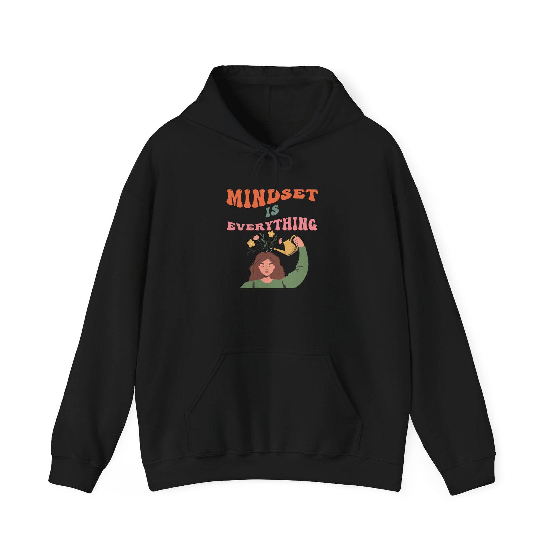 Mindset is Everything Floral Hoodie