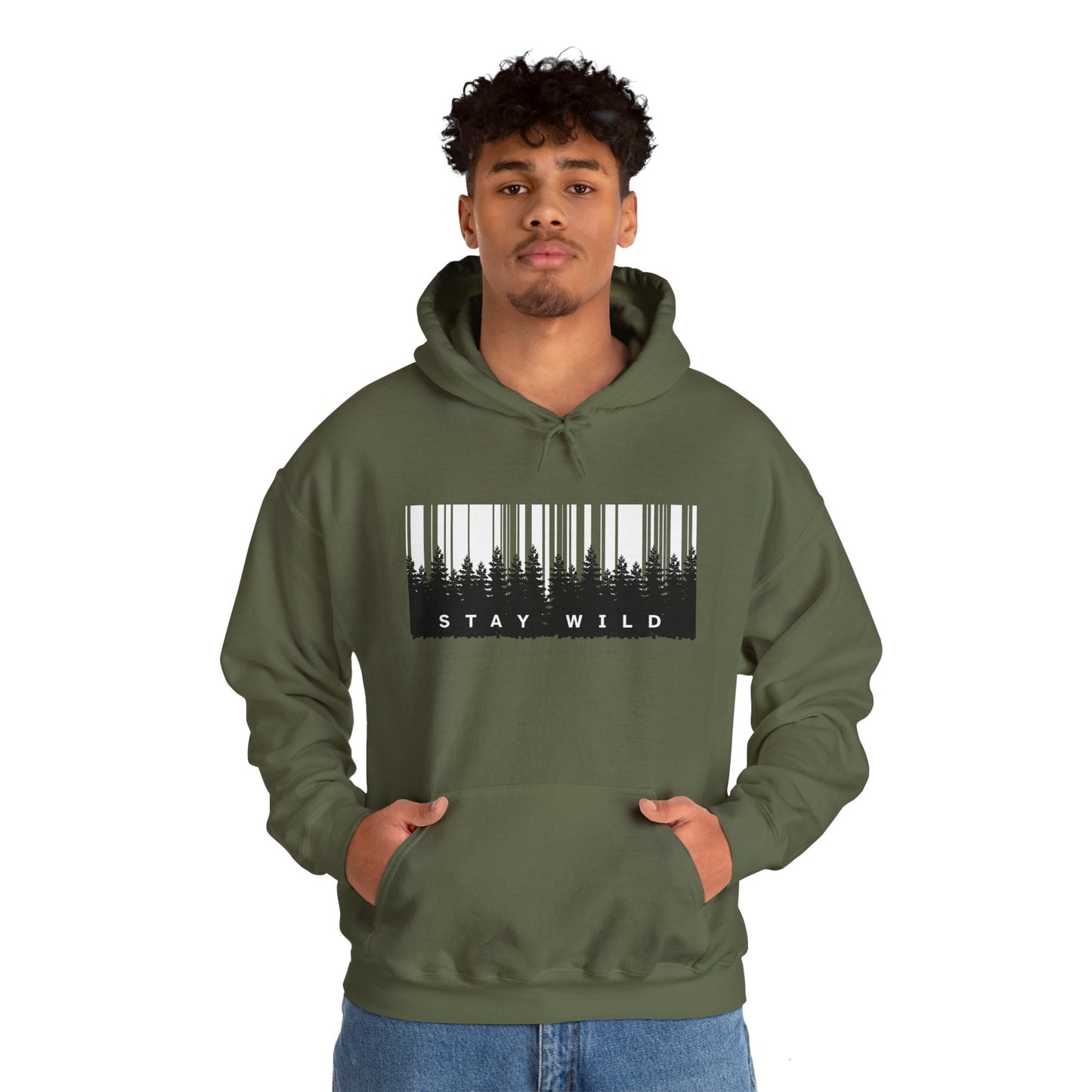 Stay Wild Unisex Heavy Blend™ Hooded Sweatshirt - Nature Lover's Apparel