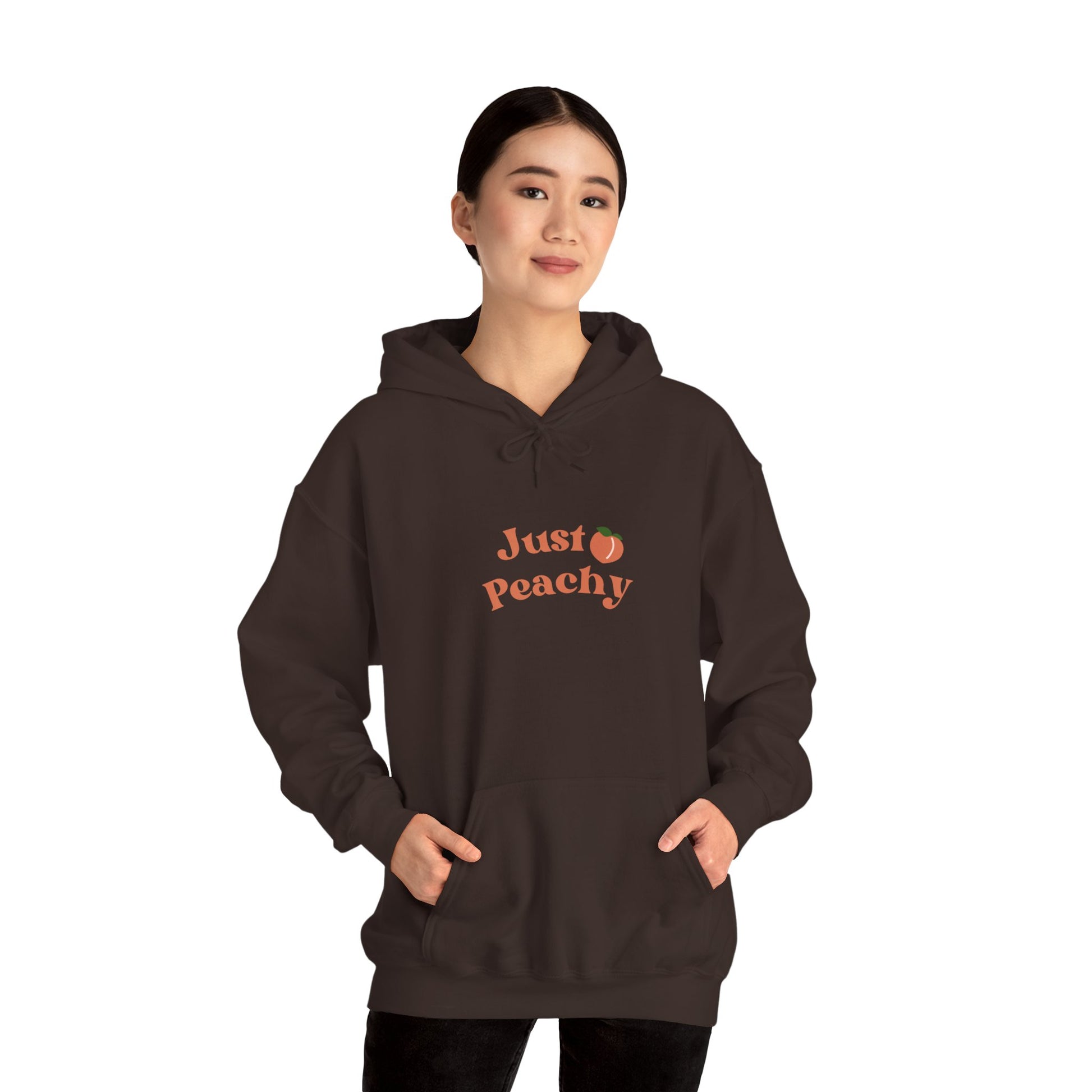 Peach-Inspired Hoodie – Comfortable & Stylish