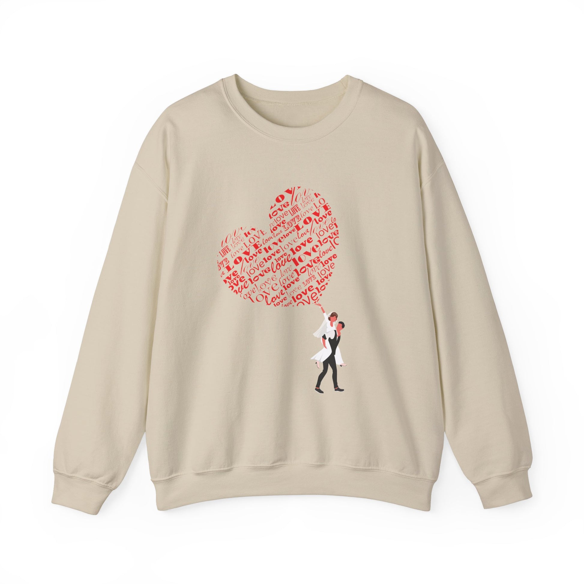 Romantic Love Heart Unisex Crewneck Sweatshirt
