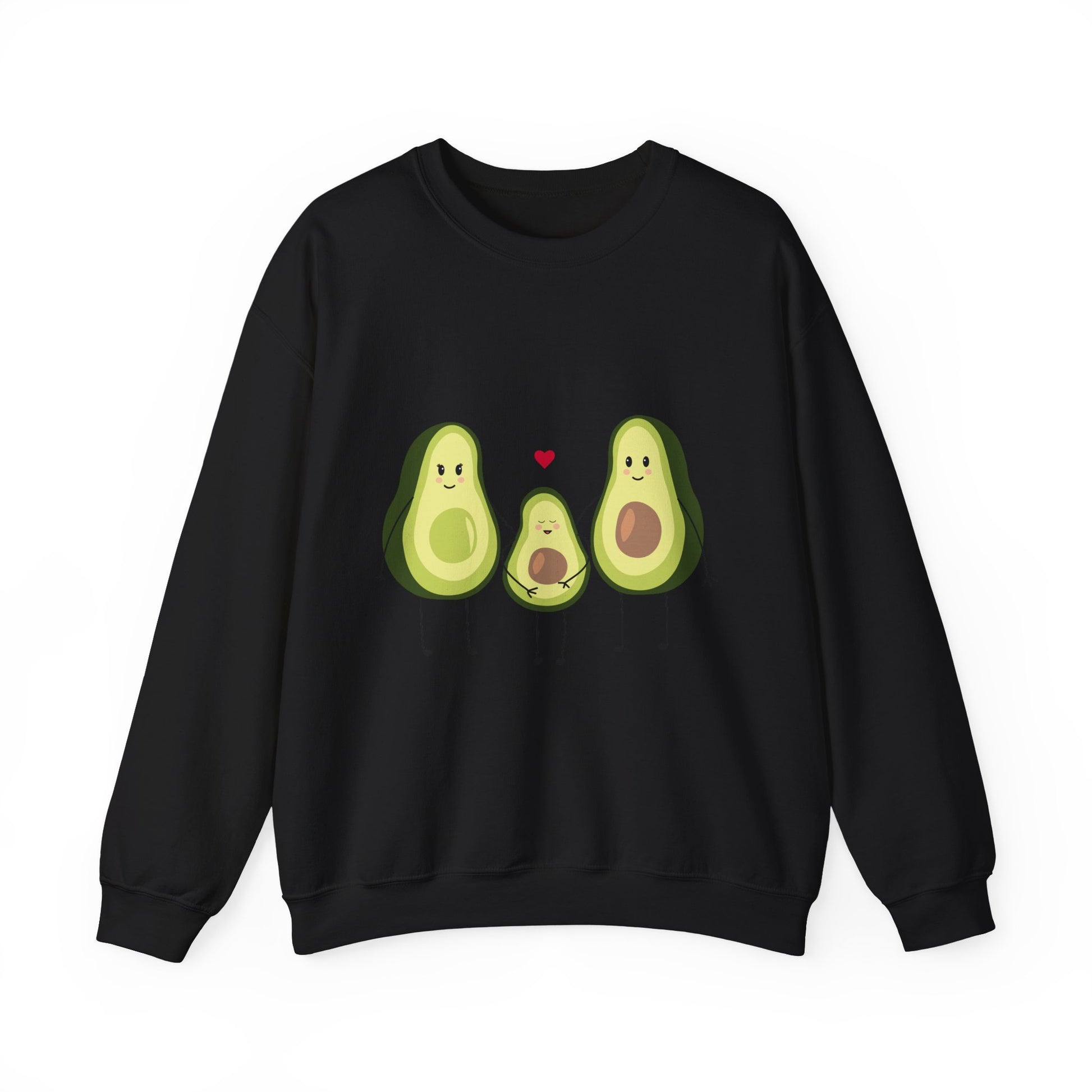 Cute Avocado Family Unisex Crewneck Sweatshirt - Perfect for Food Lovers