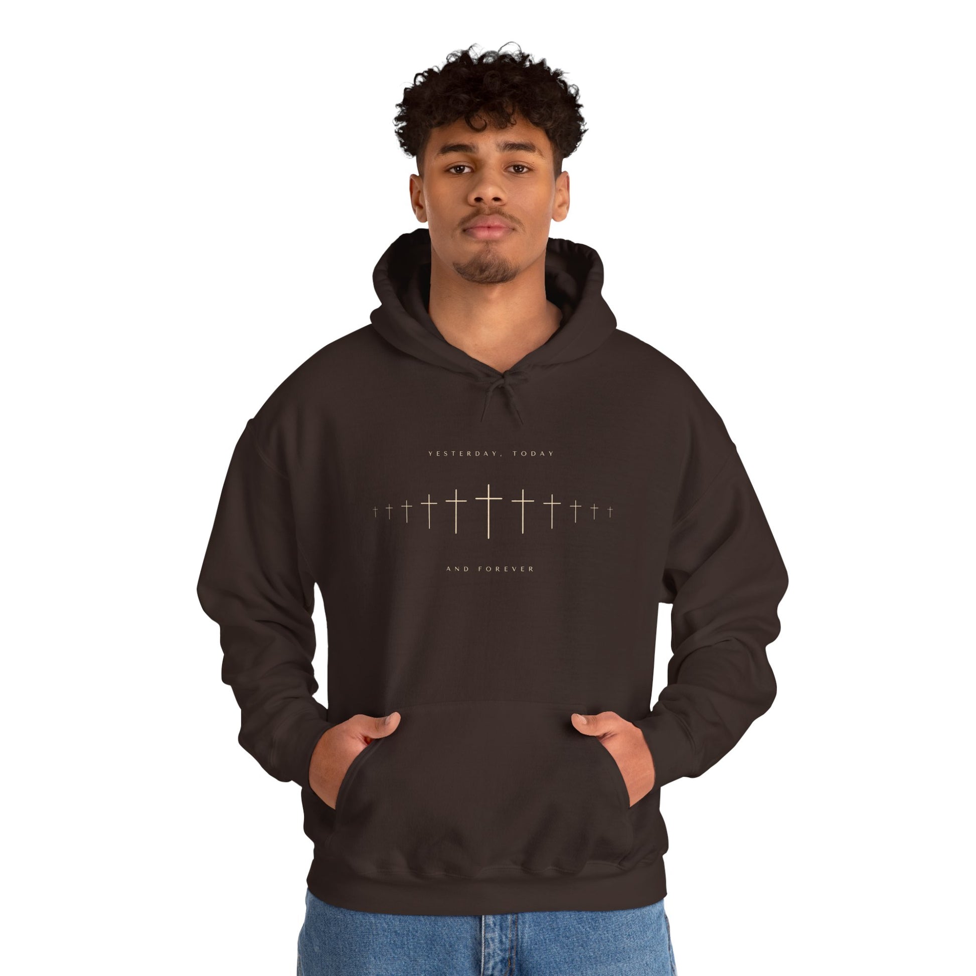 Unisex Cross Graphic Hoodie | Faith Inspired Apparel