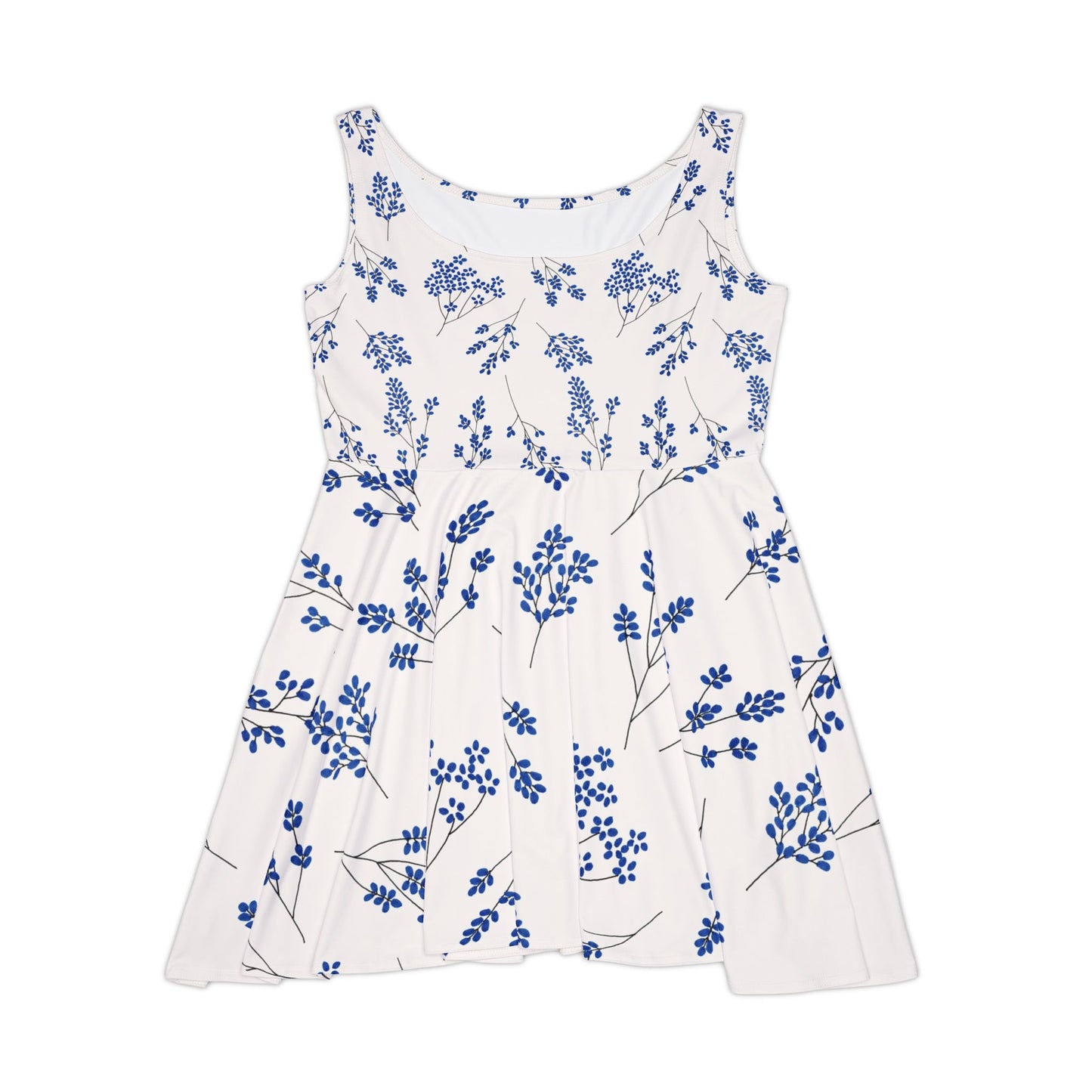 Floral Women's Skater Dress - Perfect for Spring Celebrations & Everyday Wear