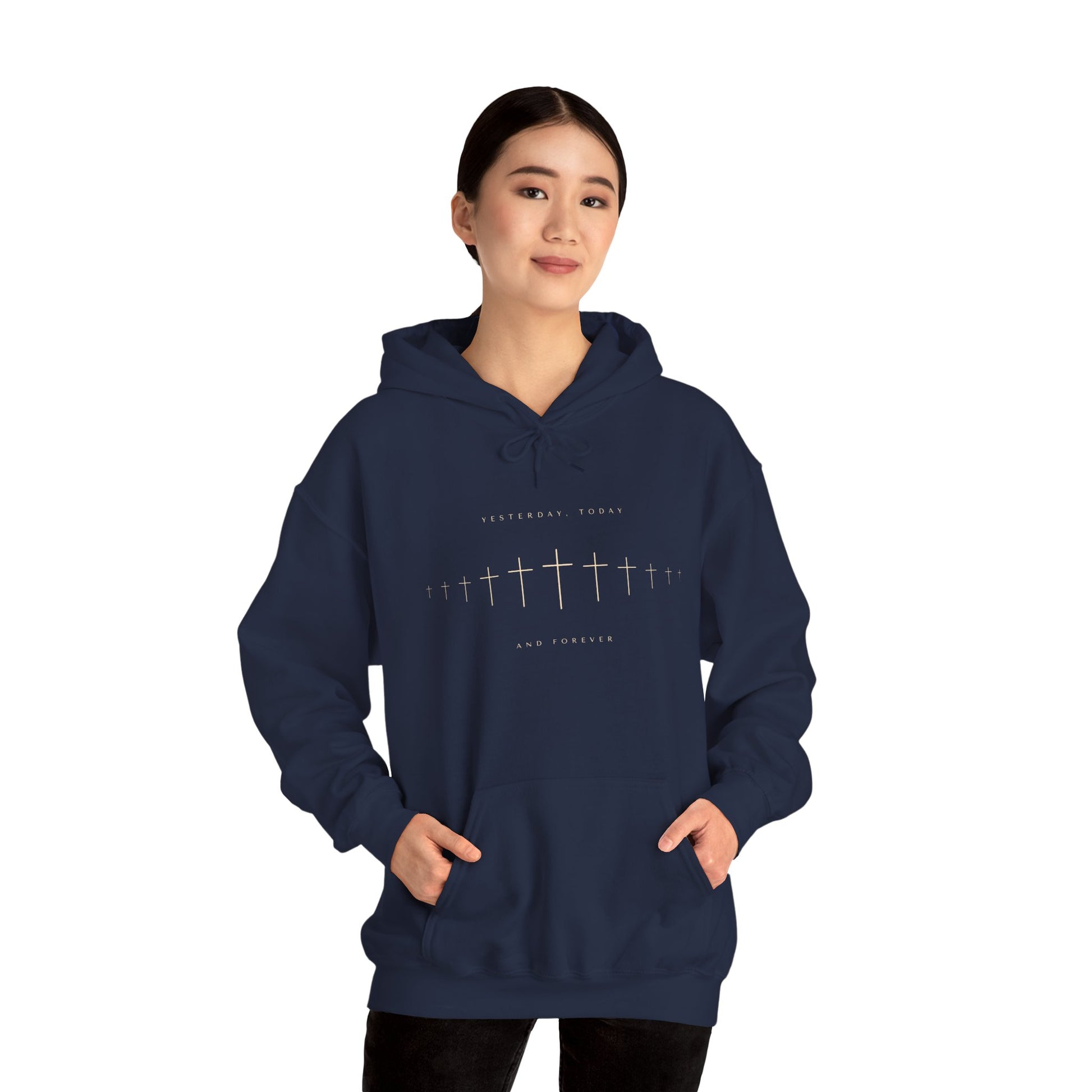 Unisex Cross Graphic Hoodie | Faith Inspired Apparel