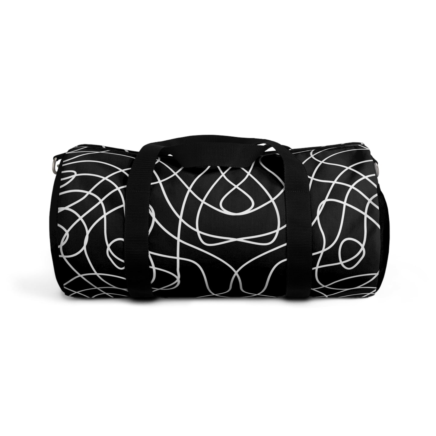 Modern Monochrome Duffel Bag | Stylish Travel Companion