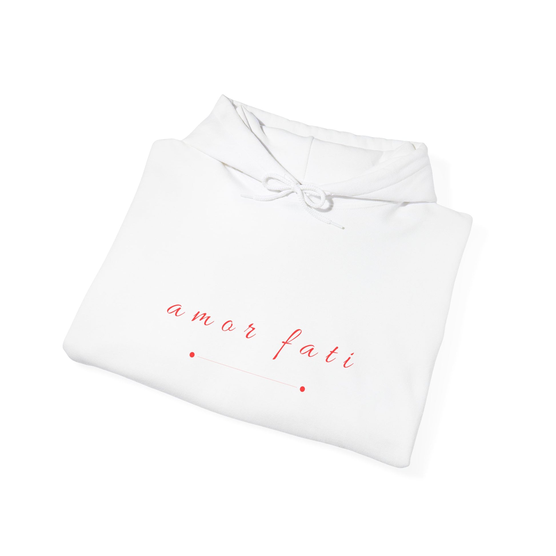 "AMOR FATI" HOODIE - RED