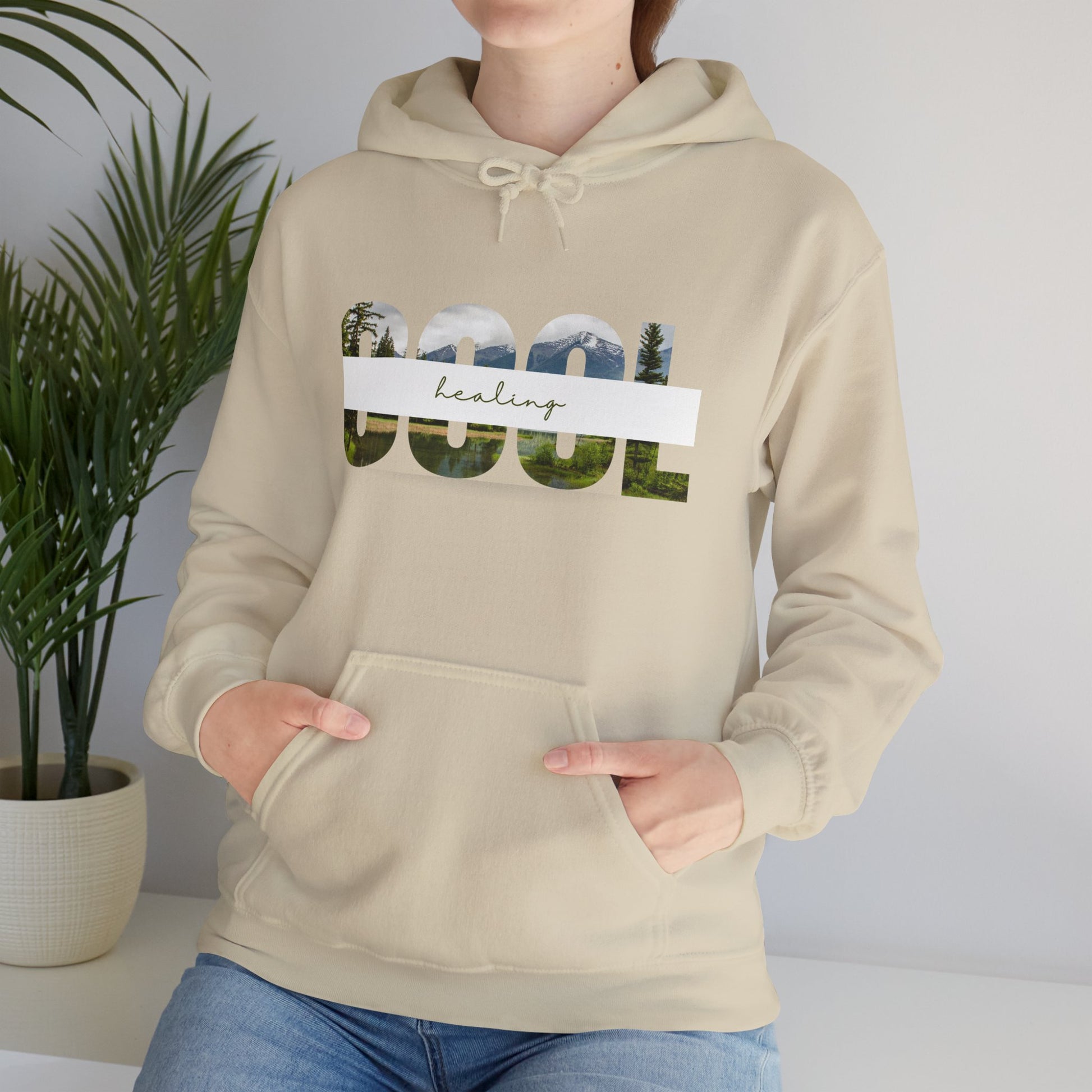 Cool Healing Unisex Heavy Blend Hooded Sweatshirt