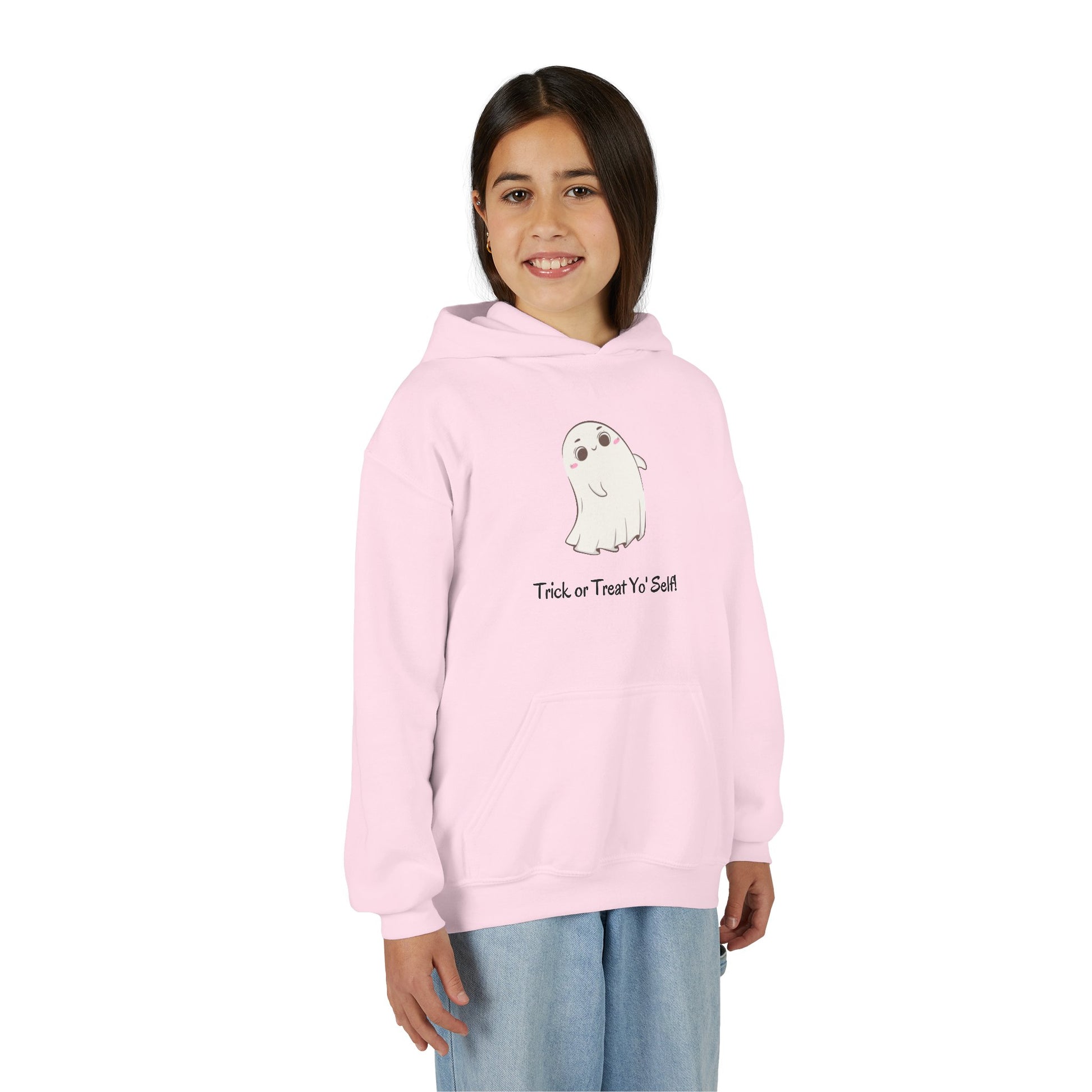 Ghost Hoodie for Kids – Halloween Sweatshirt, Fun Fall Gift
