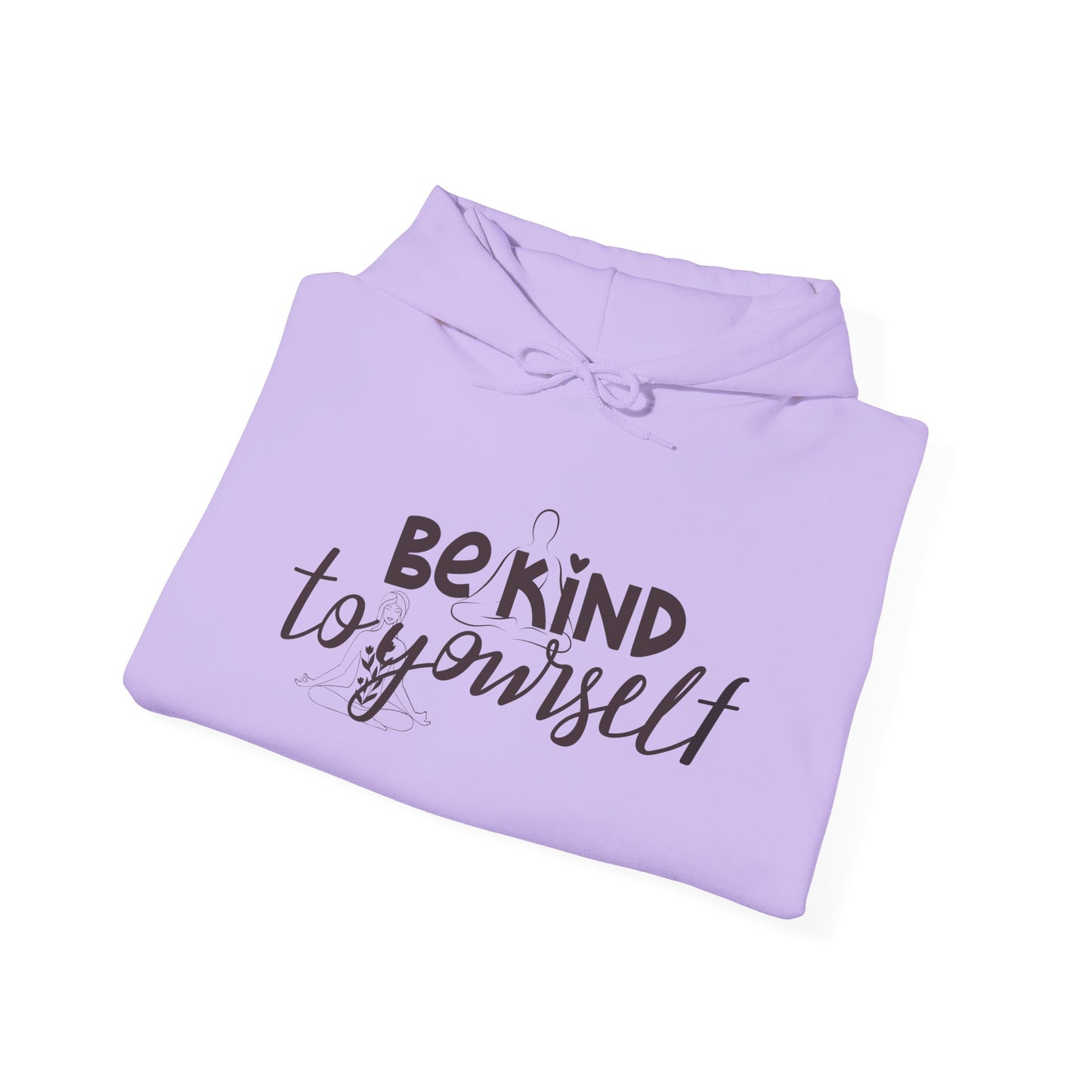 Be Kind to Yourself Floral Hoodie - Comfort & Inspiration for Everyday Wear