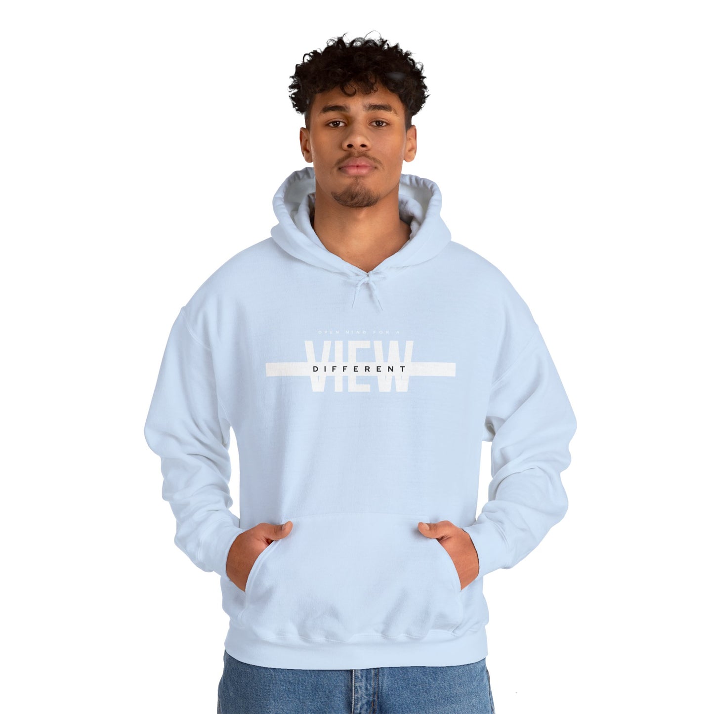 "View Different" Unisex Heavy Blend Hooded Sweatshirt - Embrace Your Perspective