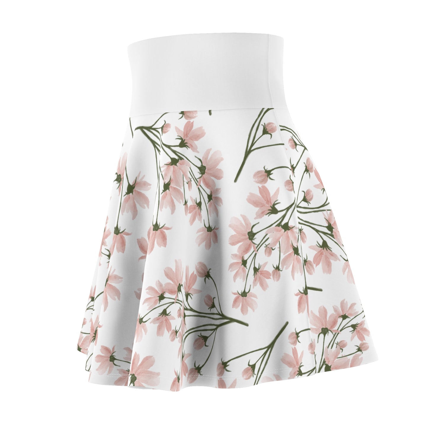 Floral Women's Skater Skirt - Perfect for Spring and Summer Fashion