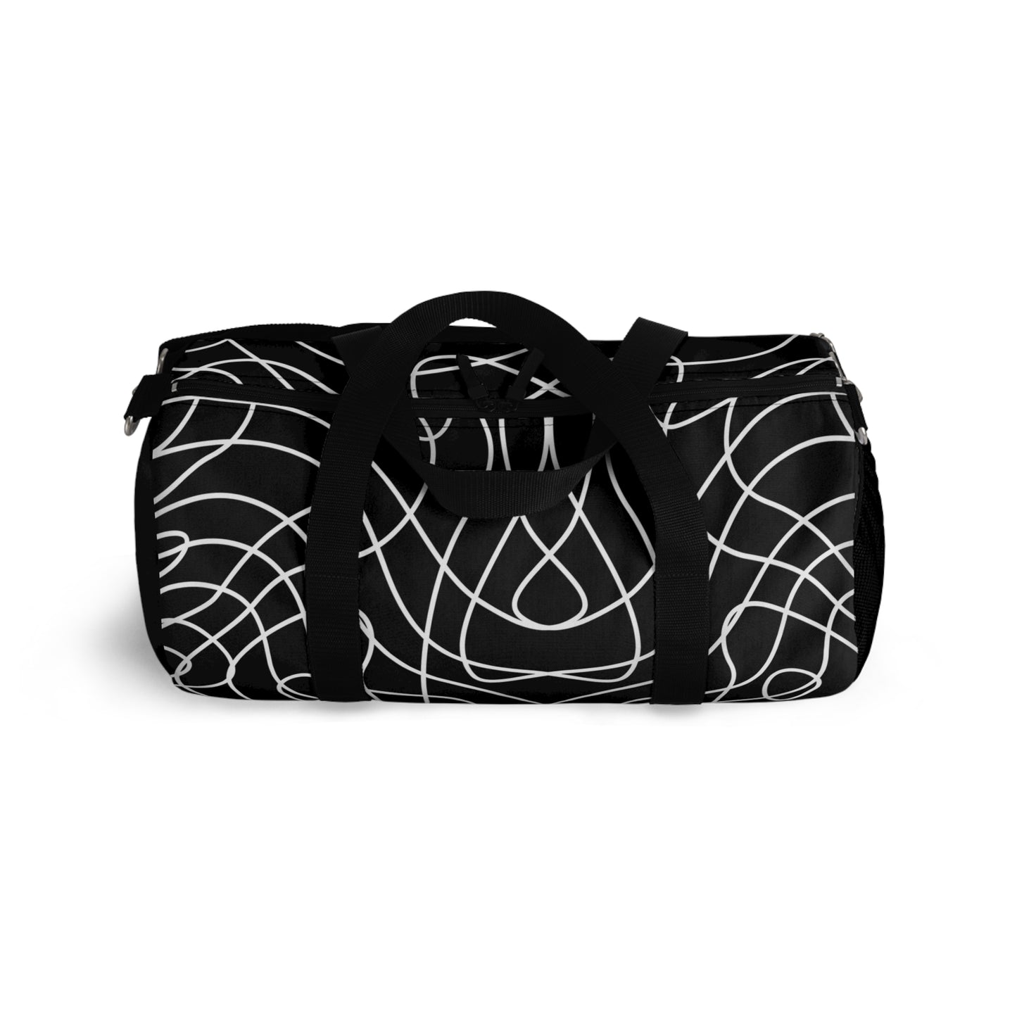 Modern Monochrome Duffel Bag | Stylish Travel Companion