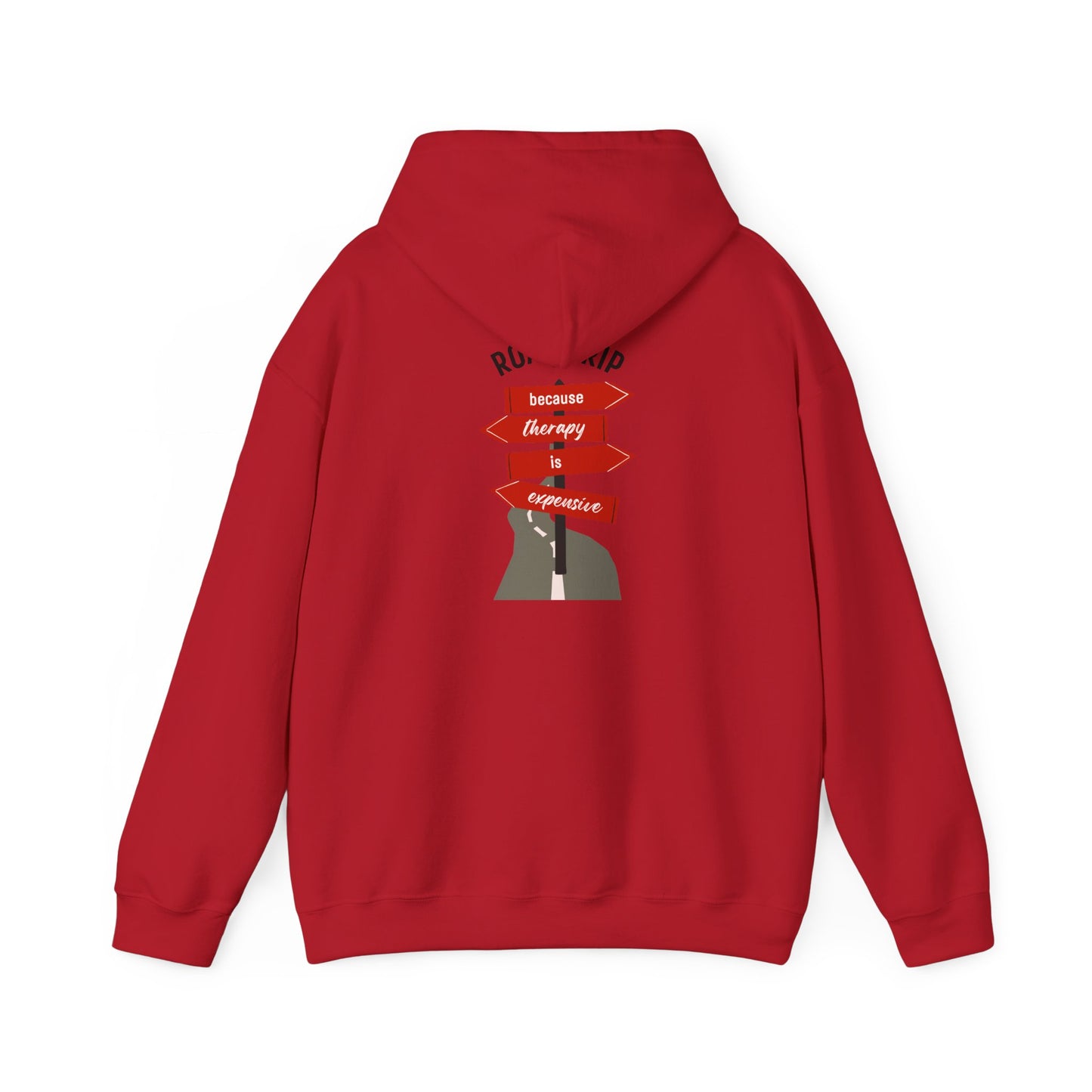 Inspirational Unisex Hooded Sweatshirt - 'Because Therapy is Experience'