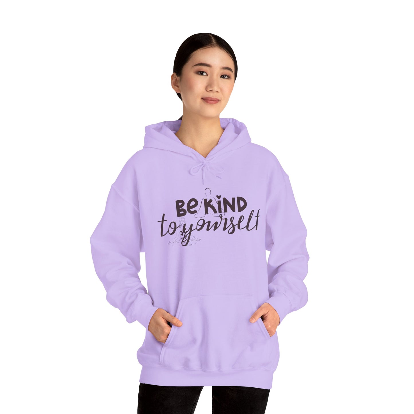 Be Kind to Yourself Floral Hoodie - Comfort & Inspiration for Everyday Wear