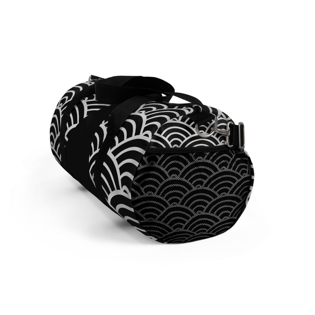 Elegant Waves Duffel Bag – Stylish Gym & Travel Tote