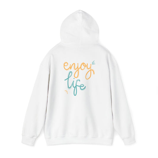 Enjoy Life Unisex Hoodie - Comfortable Heavy Blend Sweatshirt for Everyday Wear