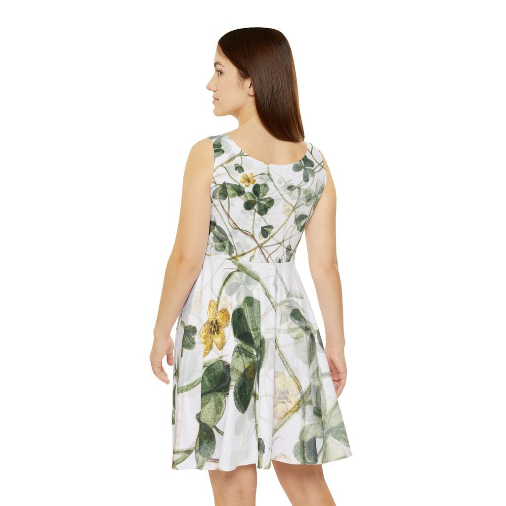 Elegant Floral Women's Skater Dress