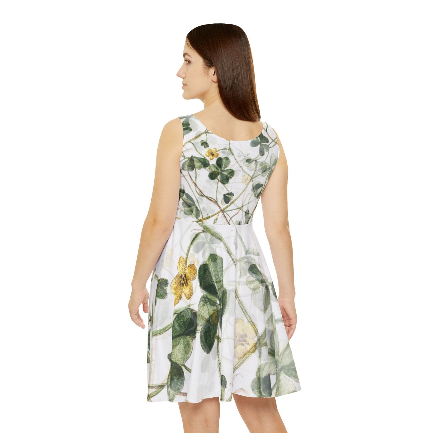 Elegant Floral Women's Skater Dress - Perfect for Summer Outings